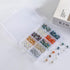 150Pcs Crystal Teardrops - Novborcz 8x9mm Top Drilled Teardrops DIY Projects Earrings Necklaces Bracelets for Jewelry Making Home Hanging Decorati...
