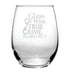 Glass of Wine, True Crime, In Bed by 9 (15 oz) Funny Birthday Wine Lover Glass Gift - Detective Theme, Unsolved Mysteries Fan, Halloween Wine Glas...