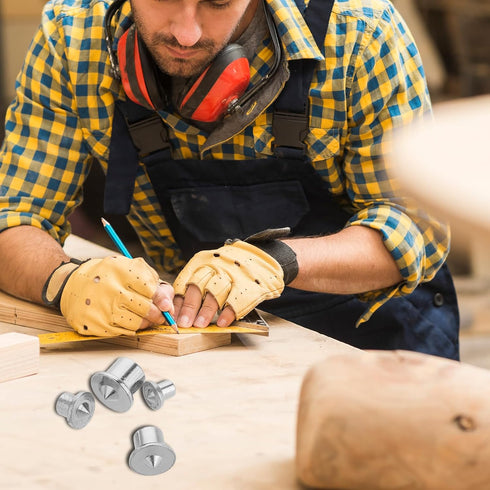 Dowel Pins Center Point Set, Dowel and Tenon Center Transfer Plugs Doweling Centering Pins Transfer Plugs Drill Hole Tool for Center Point Woodwor...