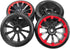 1/10 RC Drift Tire Hard Plastic Tires & 12mm Hex Hub Wheel Rims Compatible with Traxxas HSP Tamiya Kyosho Himoto HPI Redcat MST 1/10 On-Road RC Dr...