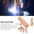 Mig Welding Accessory, Flux Core Gasless 0.8mm Brass Nozzle Tips Kit for FC90 80GL Forney Easy Weld 261308 306...