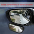 Blind Spot Car Mirror, Vehicle Adjustable 360 ° Rotation Auxiliary Convex Wide Angle Mirror, Auto Snap Way Clip On Side Rearview Mirror Universal ...