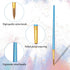 12pcs Watercolor Brushes Round Face Paint Brushes for Acrylic Painting, Round Body Paintbrushes Artist Water Color Oil Paint Brushes for Canvas Cr...