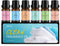 Clean Essential Oils Set - 6x10ML Fragrance Oil for Diffuser, Aromatherapy, Candle & Soap Making - Fresh Petal, Breeze, Citrus, Soap, Cedar&Cypres...