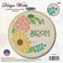 Design Works Crafts Bloom Counted Cross Stitch Kit with Hoop...