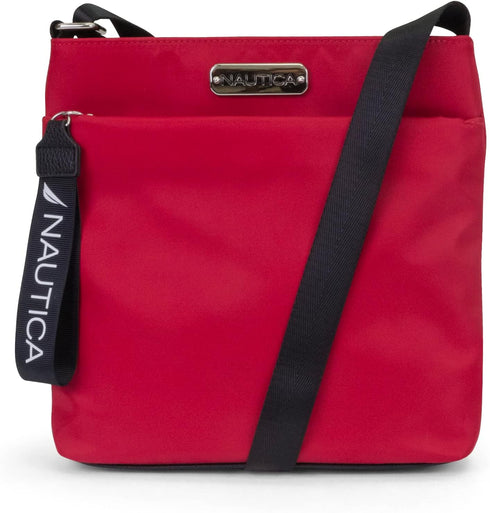 Nautica Diver Nylon Small Womens Crossbody Bag Purse with Adjustable Shoulder Strap...