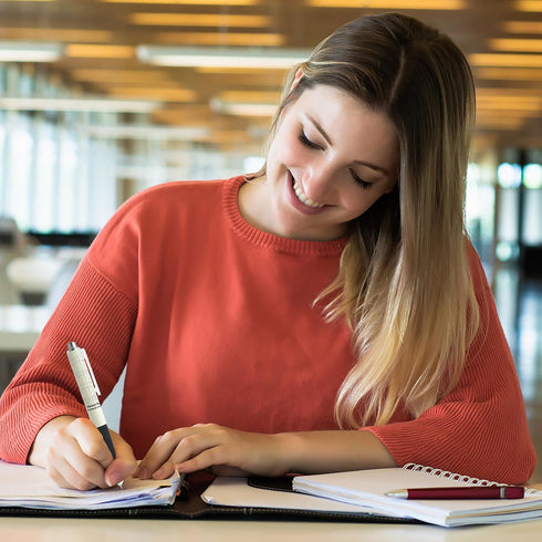 Cobee Cute Kawaii Gel Ink Pens, 6 Pack Retractable Quick Dry 0.5mm Point Black Ink Rollerball Writing Pen Rolling Ballpoint Pens for Student Smoot...