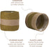Jute Planter Basket-Woven Jute Rope Covers for Decorating Indoor/Outdoor Succulents, Small Plant Pots-Set of 2-Multi-Purpose Storage Bins 4.5 Inch...