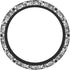 Hawaiian Polynesian Tribal Tatoo Car Steering Wheel Cover for Women Men 14-15 Inch Stretch Cloth Anti-Slip Wrap Protector Case Fit Universal Auto ...