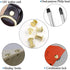 80 Sets Chicago Screws Assorted Kit 4 Sizes Golden Leather Rivets 1/4 5/16 3/8 1/2 Screw Rivets Slotted Phillip Head Book Binding Posts Nail Rivet...