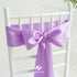 HUIHUANG Lilac Satin Ribbon 4 inch Wide Liliac Purple Ribbon Double-Faced Satin Ribbon for Wedding Chair Sash Bridal Shower Decor Large Bows Makin...