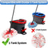Spin Mop Replacement Heads, Mop Refills Compatible with O-Cedar EasyWring Triangle Spin Mop, 40% More Cleaning Power, 2 Pack Microfiber Mop Replac...