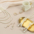 LUBINGSHINE 3pcs Pearl Jewelry Set 1920s Vintage Accessories for Women Long Multilayer Imitation Pearl Necklace Bracelet Dangly Earrings...