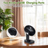 Portable Air Conditioners Fan, 4 Speeds Quiet Portable Air Cooling Fan, Strong Airflow, Manual Tilt Adjustment, Portable Swamp Cooler Fan for Indo...