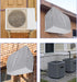 Air Conditioner Cover, Outdoor Rectangle Anti-Snow Waterproof Home Use - Silver (Size: 37x15.7x28.7inch)...