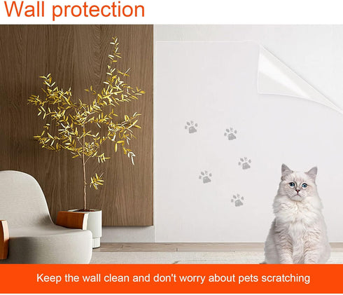 Clear Contact Paper, Protection for Kitchen Backsplash Tiles, Cabinets, Walls, and Shelves. Waterproof and Oil-Proof Peel and Stick Covering(15.7X...