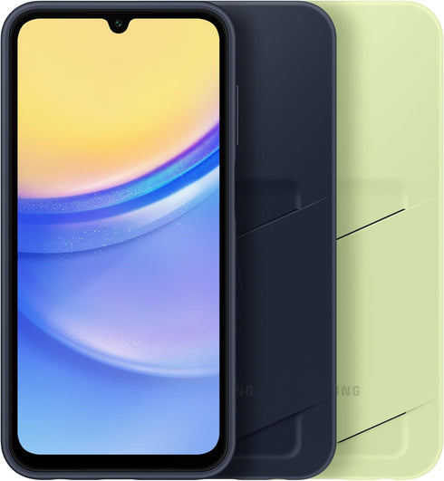 SAMSUNG Galaxy A15 5G Card Slot Phone Case, Protective TPU Cover with ID Pocket Holder, Finger Tap Control for Credit Card Payment, US Version, EF...