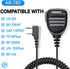 ABBREE AR-780 Radio Microphone Speaker Mic Ham Radio Accessories, Remote Shoulder Mic for Baofeng BF-F8HP UV-5R 5RM UV-21R K5PLUS GM-15 Pro UV-5G ...