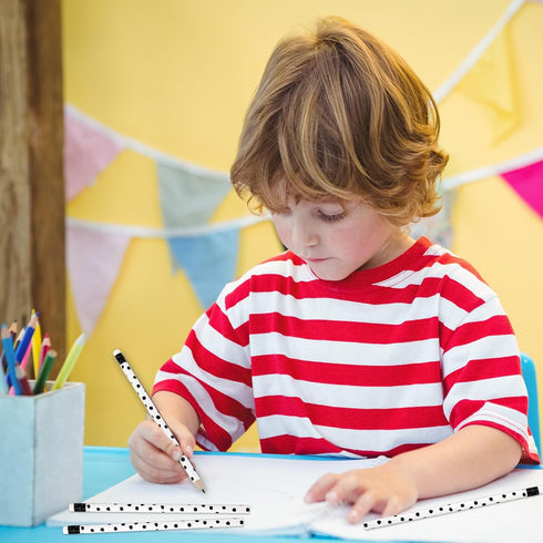 Whaline 36Pcs Boho Pencils with Erasers Boho Black Dot Writing Pencil Back to School Wood Pencils for School Company Office Stationery Gift...