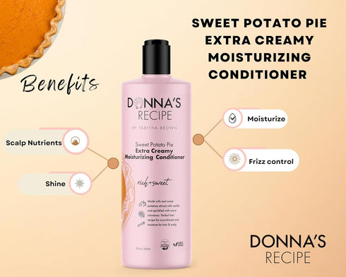 Donna's Recipe by Tabitha Brown Sweet Potato Pie Extra Creamy Moisturizing Conditioner...