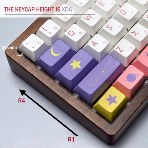 PBT keycaps?XDA keycaps with Keycaps Puller for Mechanical Keyboard Compatible with MX-Clone Switches...