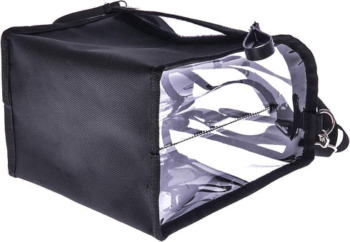 Trave Medium Makeup Brush Buddy Makeup Brush Holder Bag Cosmetic Kits Beauty Accessories Storage Organizer Bag with 4 Dividers & Shoulder Straps...