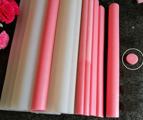EchoDone Round Tube Column Silicone Soap Candle Mold Embed Soap Making Supplies Silicone Mold for Soap...