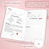 JUBTIC Blank Recipe Book to Write in Your Own Recipes, Personal Cook Book to Write in and Hardcover Recipe Notebook with 2 colorful stickers for F...