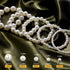 TsMADDTs Pearl Beads for Bracelets, Bracelets Making Kit with Pearl Beads for Jewelry Making Gold Spacer Beads for Adults Girls DIY Friendship Bra...