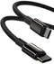 Baseus USB C Cable, 100W PD 5A QC 4.0 Fast Charging USB C to C Cable, Zinc Alloy Nylon Braided USB Type C Charger Cable for iPhone 15/Pro/Plus/Pro...