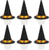 6pcs Small Witch Hats for Crafts Mini Witch Hats for Crafts Little Witches Hats Bulk Miniture Tiny Wizard Hat Felt Doll Witch Hat for Wine Bottle ...