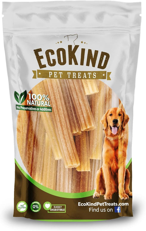 EcoKind Pet Treats Premium Gold Chicken Flavored Churro Chews | All Natural Himalayan Yak Cheese Dog Chew for Small to Large Dogs | Keeps Dogs Bus...