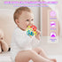 Baby Teething Toys Montessori Toys Food-grade Silicone Teether for 6-12 Months Baby Toys 0-6 Months Infant Sensory Toys Rattle 12-18 Months 1 Year...