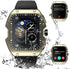 Smart Watches for Men?Make/Answer Call? 1.91" Curved Screen 5ATM Waterpoof Military Fitness Tracker Smart Watch for Android iOS Phones Heart Rate ...