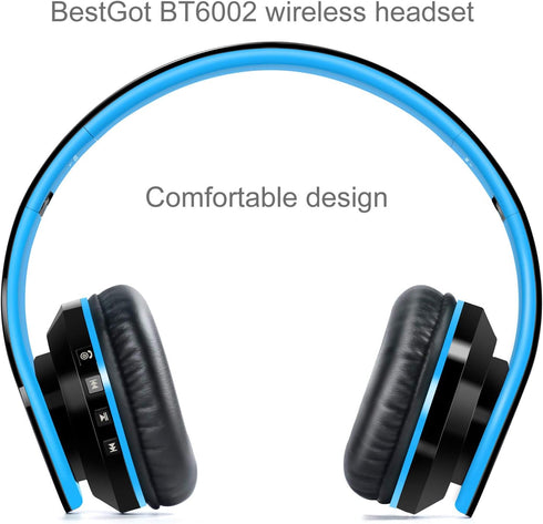 2024 Kids Bluetooth Headphones BT6002 Wireless Headphones for Kids Children Adults for School Foldable Headset for 18 Hours for PC/Phone/Tablets/T...