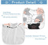 Baby Bibs for Baby Boy Girl Waterproof Feeding Bib Apron Cotton Food Eating Bib 2 Packs...