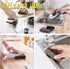 Nano Carborundum Sponge,4/8pc Emery Sponge Kitchen Pot Brush with Handle,Magic Eraser Scrub Kitchen Removal Sponge for Quickly Clean,Wet Dry Sandi...