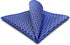 S&W SHLAX&WING Pocket Square for Men Azure Blue White Pattern Geometric Elegant for Suit...