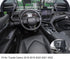 for 2018 2019 2020 2021 Toyota Camry ABS Accessories Steering Wheel Panel Cover Fit for Carmy Interior Trims Carbon Fibre...