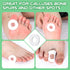 Nuanchu 36 Pcs Callus Cushions Callus Pads for Bottom of Foot Round Corn Cushions Pads for Feet Soft Adhesive Felt Corn Pads for Ball and Side of ...