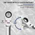 Egofine 18mm Ratchet Wrench Flex Head, Ratcheting Combination Wrench Metric, Industrial Grade Gear Spanner with 12 Point Box End, 72-Teeth Ratchet...