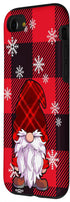iPhone SE (2020) / 7 / 8 Christmas Phone Case Red Buffalo Plaid Gnomes Snowflake Case...