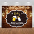 A Baby is Brewing Themed Photography Backdrop for Baby Shower Party Banner Decorations Vinyl Beer Bottle Rustic Wood Glitter Photo Background 5x3f...