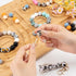 MissAudrey Bead Boards for Jewelry Making, Bracelet Board for Bracelet Making, Wooden Necklace and Bracelet Design Board?Bracelet Making Trays Mat...