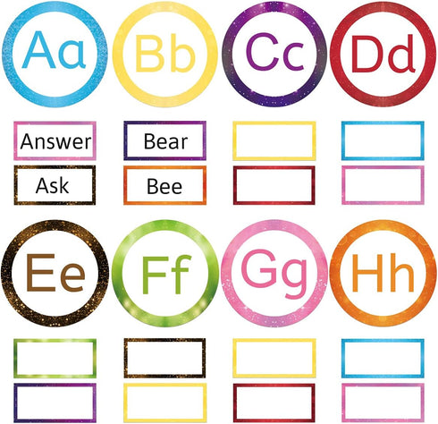 Word Wall Bulletin Board Set Alphabet Classroom Decoration 128 Pcs...