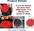 4Pcs Air Fryer Silicone Pot, Easy Cleaning Air Fryer Accessory, Food-Grade Reusable Air Fryer Basket, for 6 QT or Bigger, Square - 8.1" x 2.0" (2P...