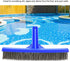 Brush Pool Brush Steel Wire 1Pc Swimming Pool Wall Brush with Steel Wire Bristles for Spa Pond Cleaning Equipment...