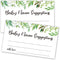 50 Baby Shower Name Suggestion Cards, Greenery Name Suggestion Cards for Baby Shower, Name Suggestion Game, Baby Shower Games, Baby Party Supplies...