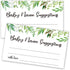 50 Baby Shower Name Suggestion Cards, Greenery Name Suggestion Cards for Baby Shower, Name Suggestion Game, Baby Shower Games, Baby Party Supplies...