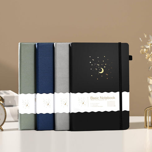 CAGIE Lined Journal Notebook for Work, 196 Pages, 5.7" x 8.3", Hardcover Notebook Journals for Writing Women Men Note Taking Diary with Pen Loop (...